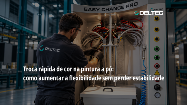 troca rápida de cor na pintura a pó